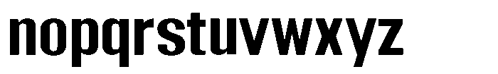 Grivon Bold Font LOWERCASE
