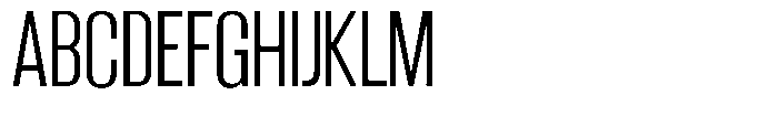 Grivon Condensed Font UPPERCASE