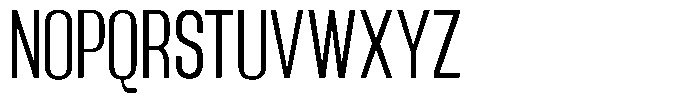 Grivon Condensed Font UPPERCASE