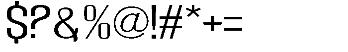 Grivon Expanded Font OTHER CHARS