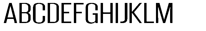 Grivon Expanded Font UPPERCASE