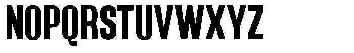 Grivon Extra Bold Condensed Font UPPERCASE