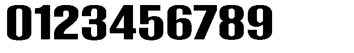 Grivon Extra Bold Expanded Font OTHER CHARS