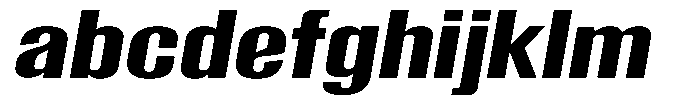 Grivon Extra Bold Slanted Expanded FONT