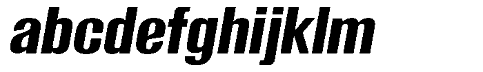 Grivon Extra Bold Slanted FONT