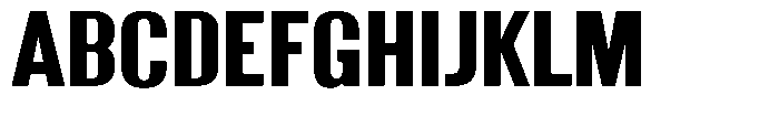 Grivon Extra Bold Font UPPERCASE