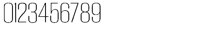 Grivon Extra Light Font OTHER CHARS