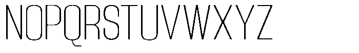 Grivon Extra Light Font UPPERCASE