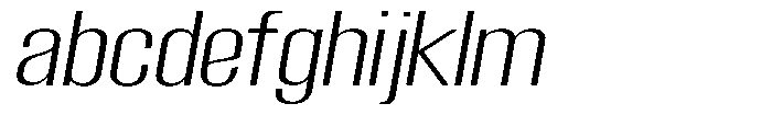 Grivon Light Slanted Expanded FONT