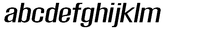 Grivon Medium Slanted Expanded FONT