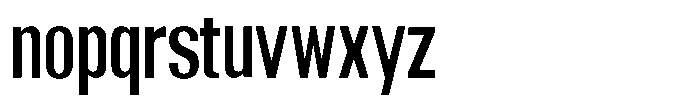 Grivon Semi Bold Condensed Font LOWERCASE