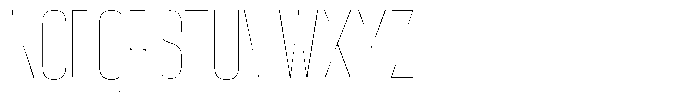 Grivon Thin Condensed Font UPPERCASE