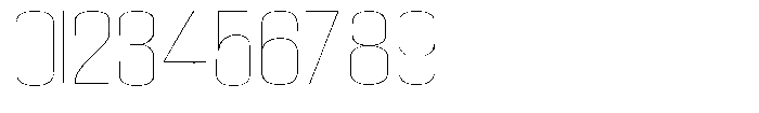 Grivon Thin Expanded Font OTHER CHARS