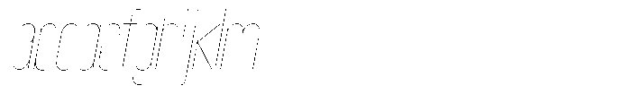 Grivon Thin Slanted Condensed FONT