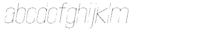 Grivon Thin Slanted Expanded FONT