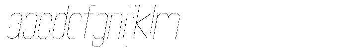 Grivon Thin Slanted FONT
