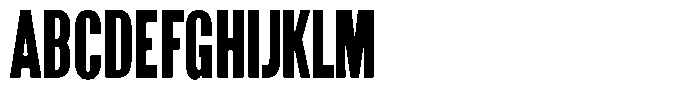 Grivon V02 Black Extra Condensed Font UPPERCASE