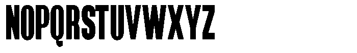 Grivon V02 Black Extra Condensed Font UPPERCASE