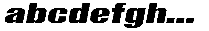 Grivon V02 Black Extra Exp Slant FONT