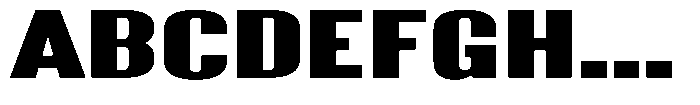 Grivon V02 Black Extra Expanded Font UPPERCASE