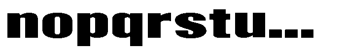 Grivon V02 Black Extra Expanded Font LOWERCASE