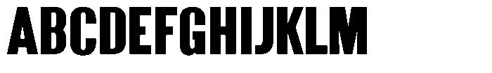 Grivon V02 Black Semi Condensed Font UPPERCASE