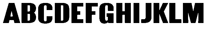 Grivon V02 Black Semi Expanded Font UPPERCASE