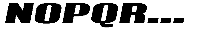 Grivon V02 Black Ult Exp Slant Font UPPERCASE