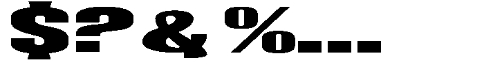 Grivon V02 Black Ultra Expanded Font OTHER CHARS