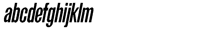 Grivon V02 Bold Extra Condensed Slant FONT