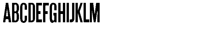 Grivon V02 Bold Extra Condensed Font UPPERCASE