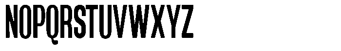 Grivon V02 Bold Extra Condensed Font UPPERCASE