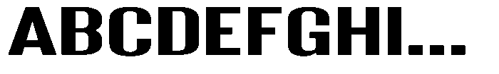 Grivon V02 Bold Extra Expanded Font UPPERCASE