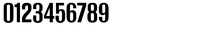 Grivon V02 Bold Semi Condensed Font OTHER CHARS