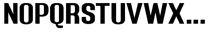 Grivon V02 Bold Semi Expanded Font UPPERCASE