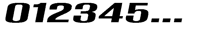 Grivon V02 Bold Ult Exp Slant Font OTHER CHARS
