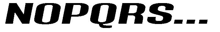 Grivon V02 Bold Ult Exp Slant Font UPPERCASE
