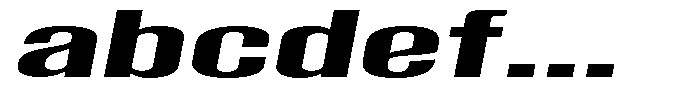 Grivon V02 Bold Ult Exp Slant FONT
