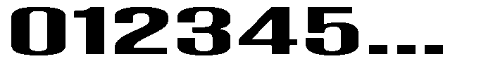 Grivon V02 Bold Ultra Expanded Font OTHER CHARS