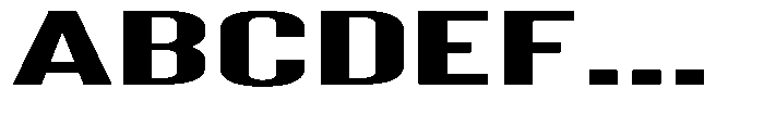 Grivon V02 Bold Ultra Expanded Font UPPERCASE