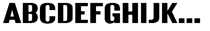 Grivon V02 Extra Bold Expanded Font UPPERCASE