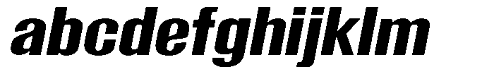 Grivon V02 Extra Bold Sem Exp Slant FONT