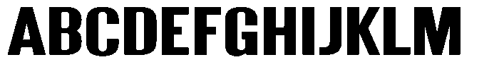 Grivon V02 Extra Bold Sem Exp Font UPPERCASE