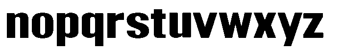 Grivon V02 Extra Bold Sem Exp Font LOWERCASE