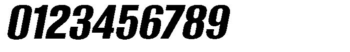 Grivon V02 Extra Bold Slant Font OTHER CHARS