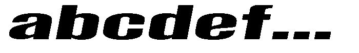 Grivon V02 Extra Bold Ult Exp Slant FONT