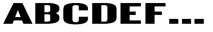 Grivon V02 Extra Bold Ult Exp Font UPPERCASE