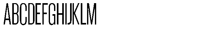 Grivon V02 Extra Condensed Font UPPERCASE