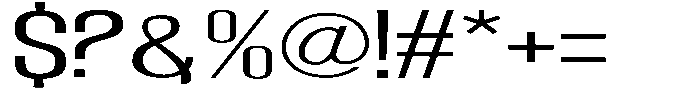 Grivon V02 Extra Expanded Font OTHER CHARS