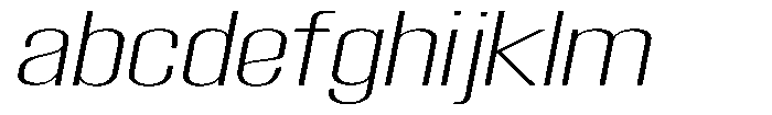 Grivon V02 Extra Light Extra Exp Slant FONT